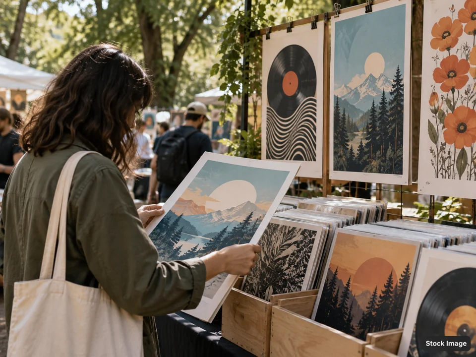 Original New England Vinyl Record & CD Show: Vinyl Record & Music-Media Shows in Dedham, Massachusetts (posters & prints scene)